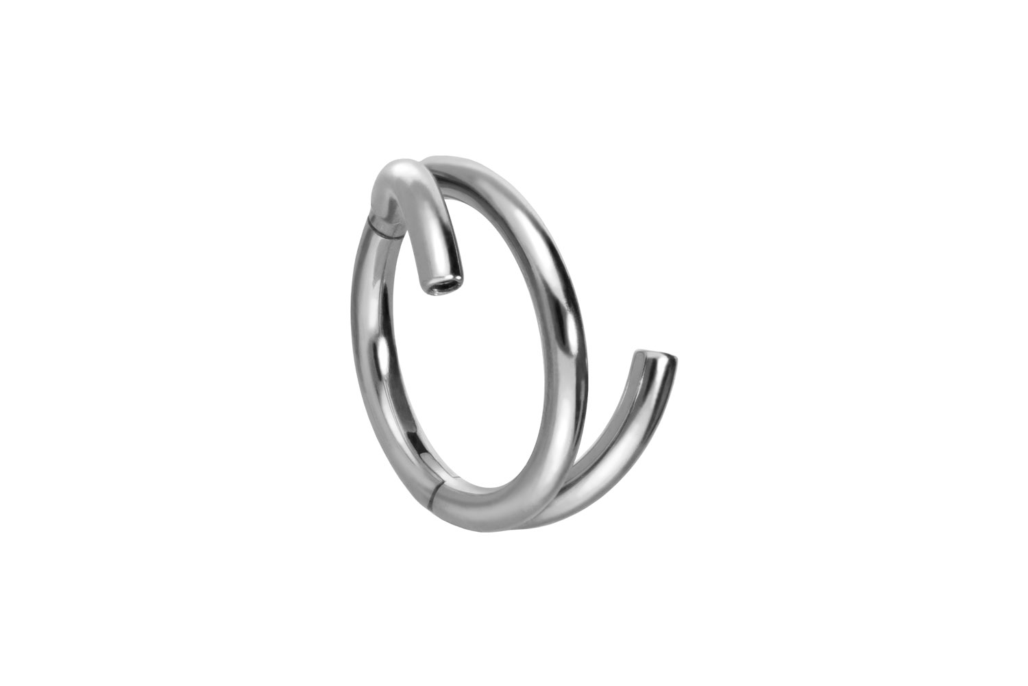 Titan Segmentring Clicker Piercing mit Innengewinde 3 RINGE